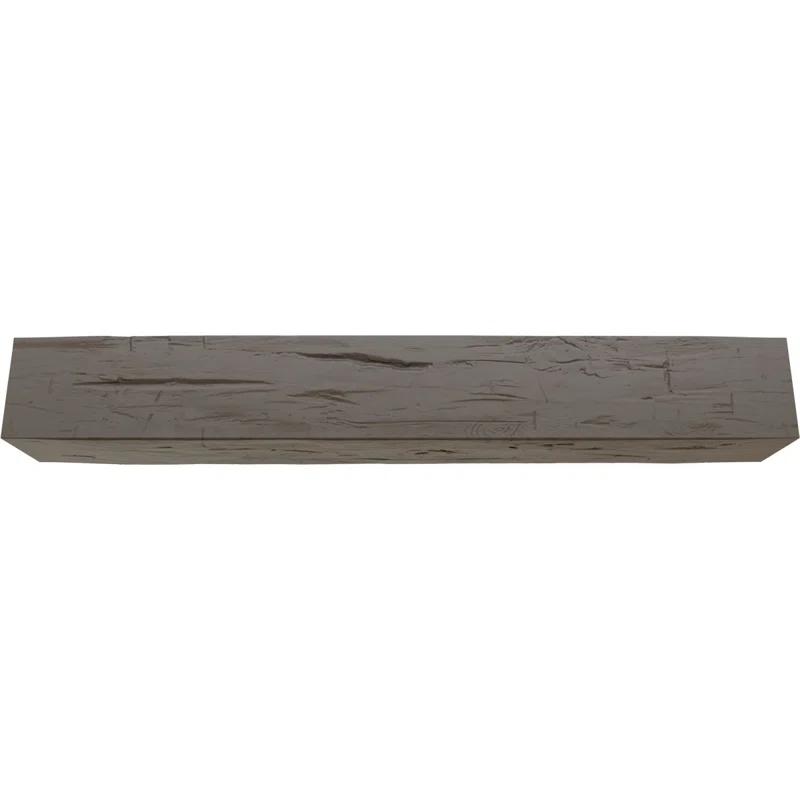 Ekena Millwork Hand Hewn Timberthane Faux Wood 3-Sided Ceiling Beam (U-beam)