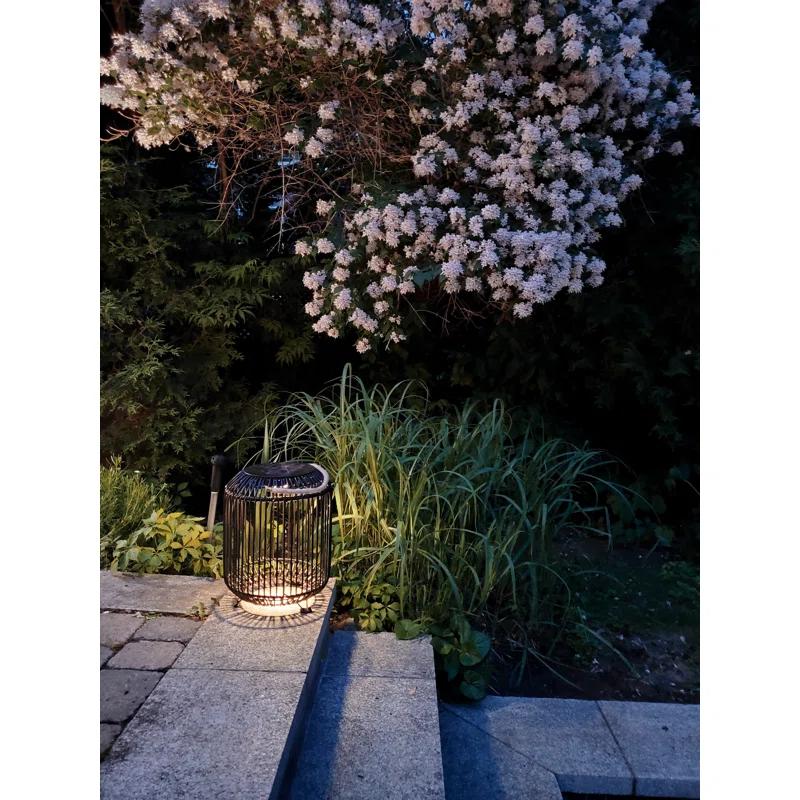 Bazz Solar Powered Integrated LED Outdoor Floor Lamp