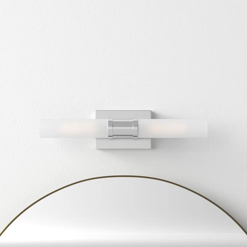 Evelien 2 Light Frosted Dimmable Vanity Light