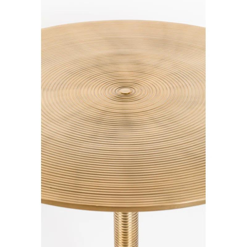 Hypnotising Round Metal Dining Table