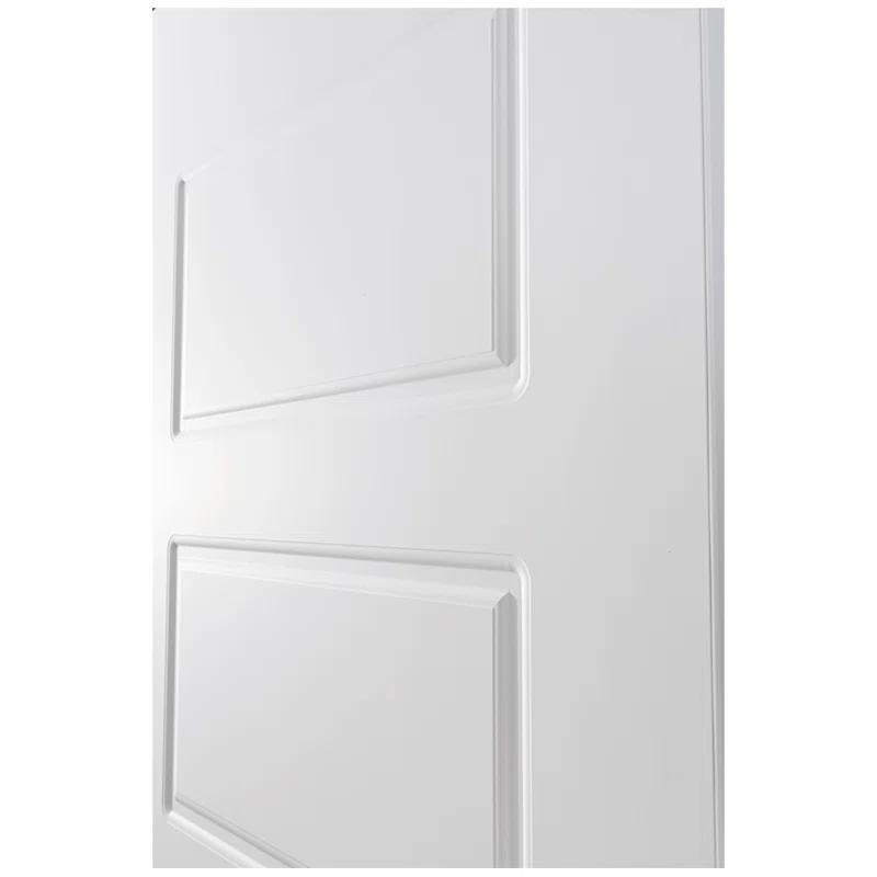 Nova Hardware 5-Panel Soft White Laminated Traditional Interior Door Slab Only