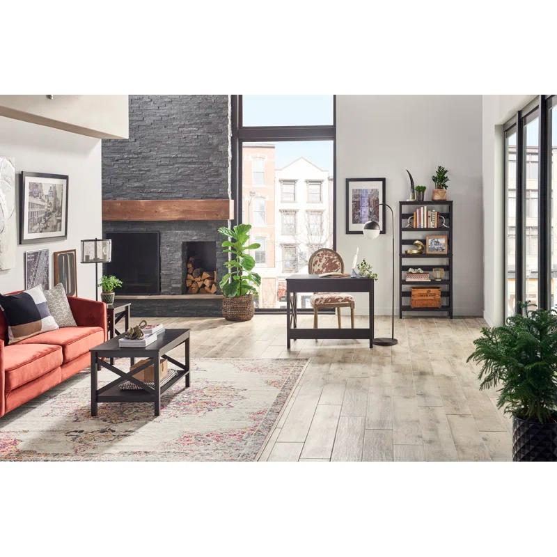 ClosetMaid X-Frame Furniture Two-Tier Coffee Table with Shelf