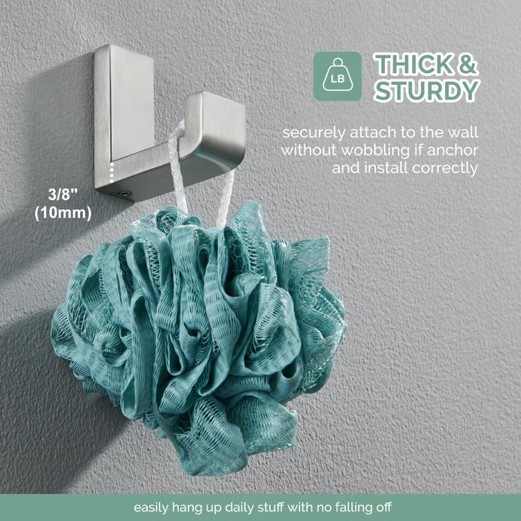 AngleSimple Stainless Steel Bathroom Wall Mounting Robe Hook KA082