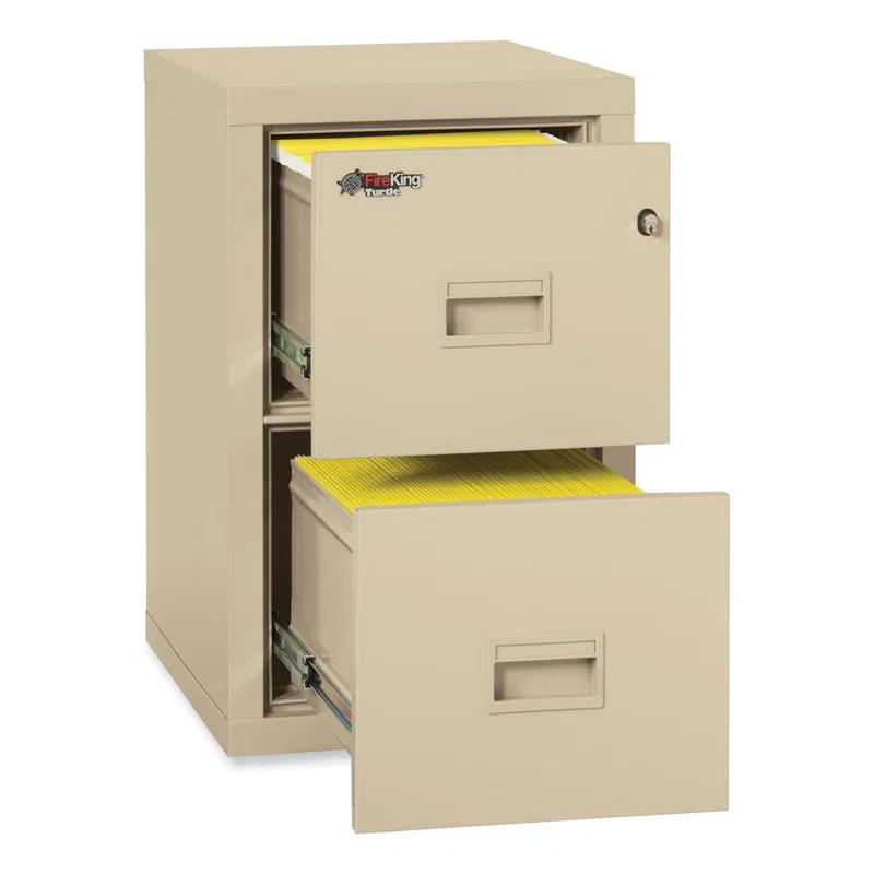 Turtle Fireproof 17.75'' Wide 2 -Drawer Steel File Cabinet