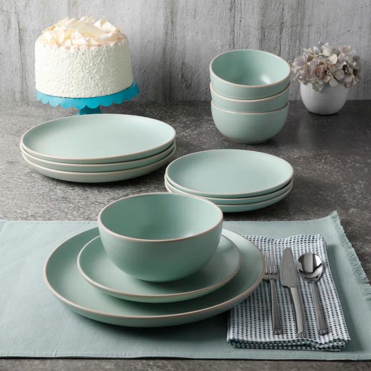 Rockaway 12 Piece Dinnerware Set