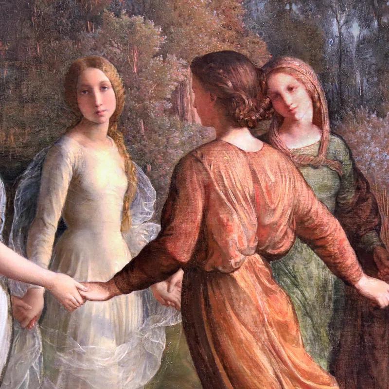 Design Toscano " The Poem Of The Soul " by Louis Janmot on Canvas | Wayfair