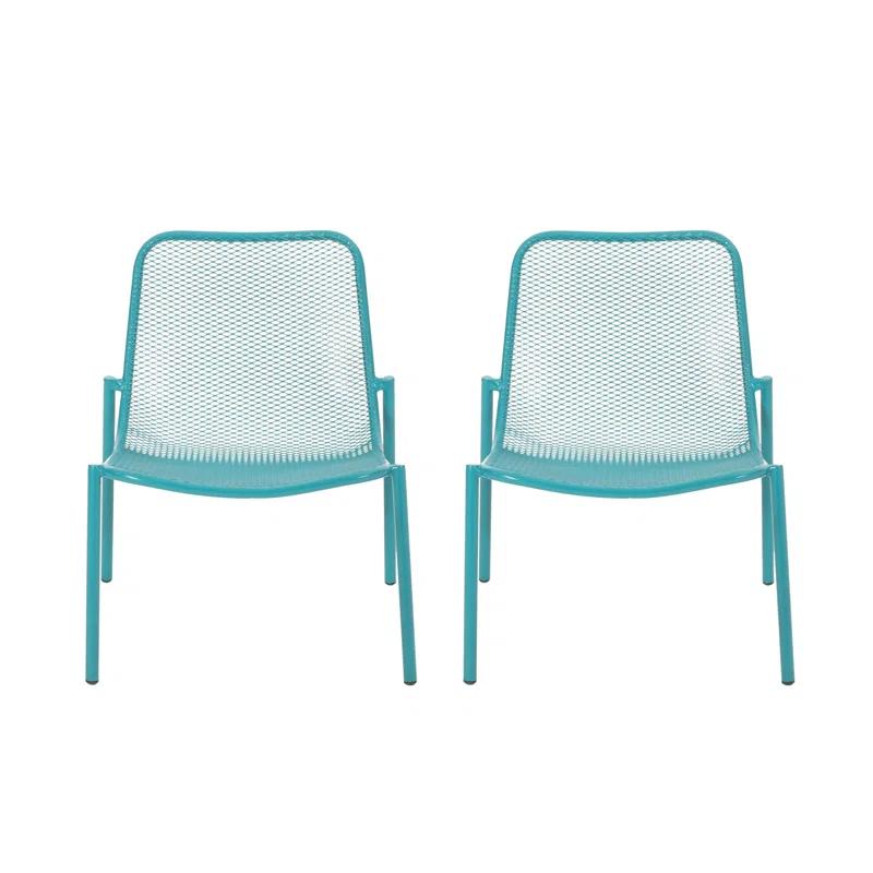 Corrigan Studio® Modern Elegant and Sophisticated Outdoor Dining Chairs (Set of 2)