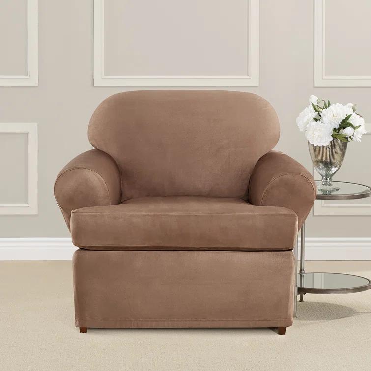 Sure Fit T-Cushion Armchair Slipcover