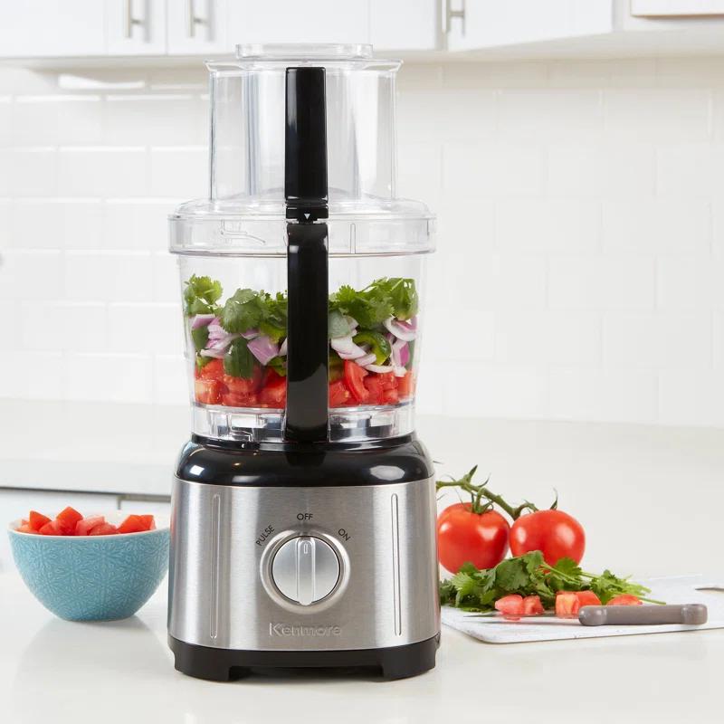 Kenmore Kenmore Food Processor and 11 Cup Vegetable Chopper for Chop, Slice, Shred, Mince, Grate & Puree