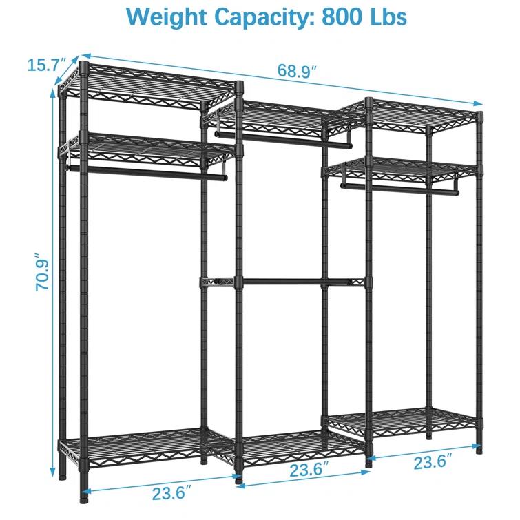 VIPEK 69.9'' Solid Clothing Rack