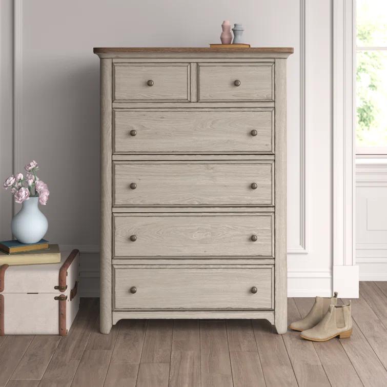 Sand & Stable™ Harlowe 38'' W 5 - Drawer Dresser