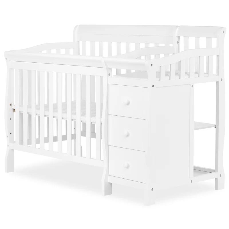 Dream On Me Jayden 4-in-1 Mini Convertible Crib and Changer