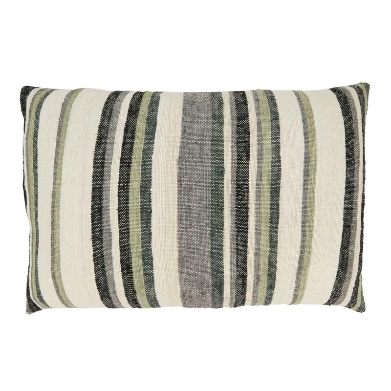 Amiyah Collection Striped Cotton Pillow Cover
