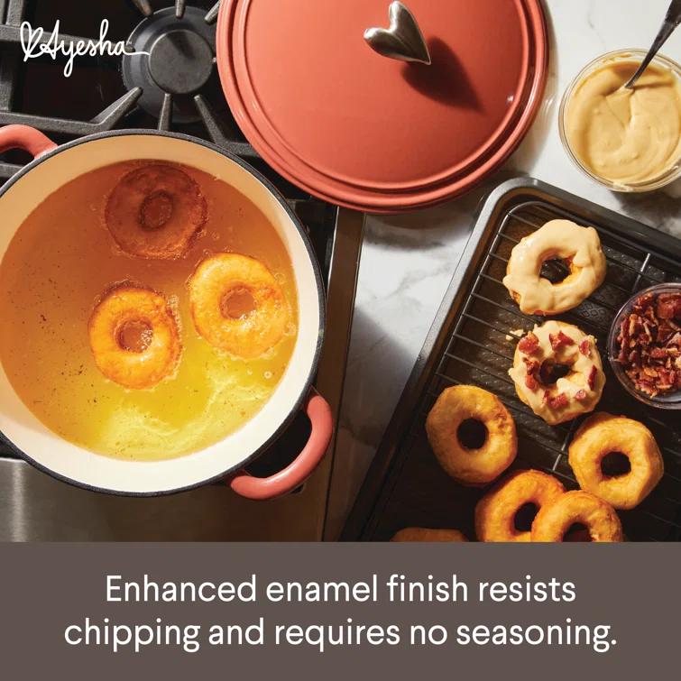 Ayesha Curry Ayesha Curry Enameled Cast Iron Induction Dutch Oven with Lid, 6 Quart