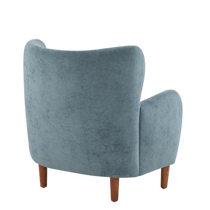 Christopher Knight Home Langston Velvet Upholstered Wingback Accent Chair
