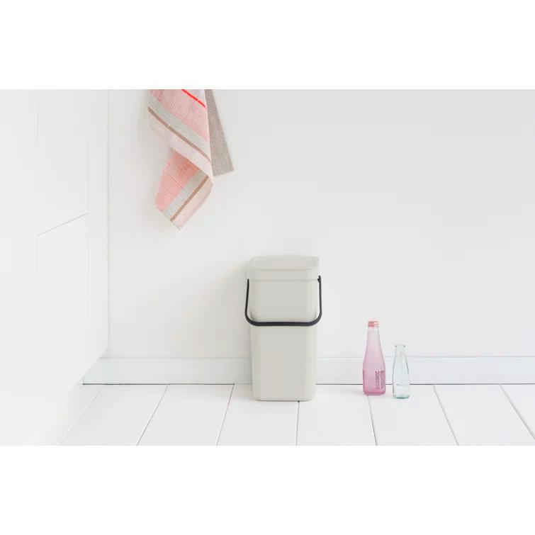 Brabantia Sort & Go Plastic Recycling Bin, 3.2 Gallon
