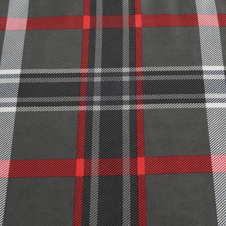 Eddie Bauer Eddie Bauer Willow Plaid Reversible Grey Duvet Cover Set