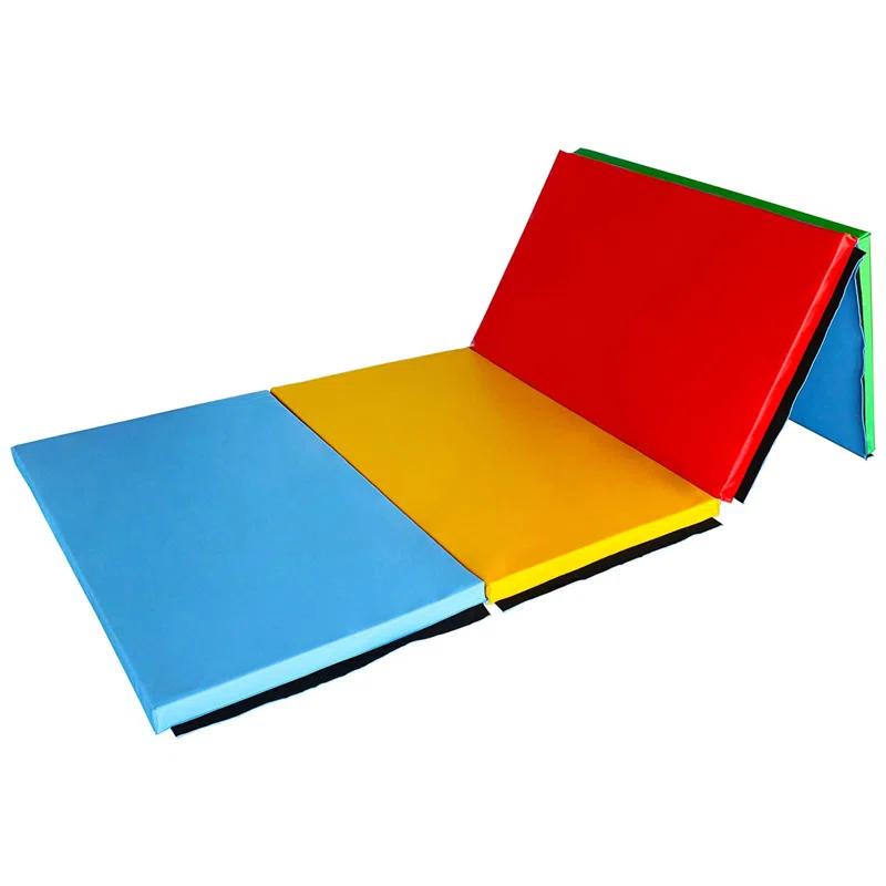 BalanceFrom Fitness BalanceFrom Fitness All Purpose Folding Gymnastics Gym Exercise Mat for Yoga, Aerobics, Pilates, and Martial Arts
