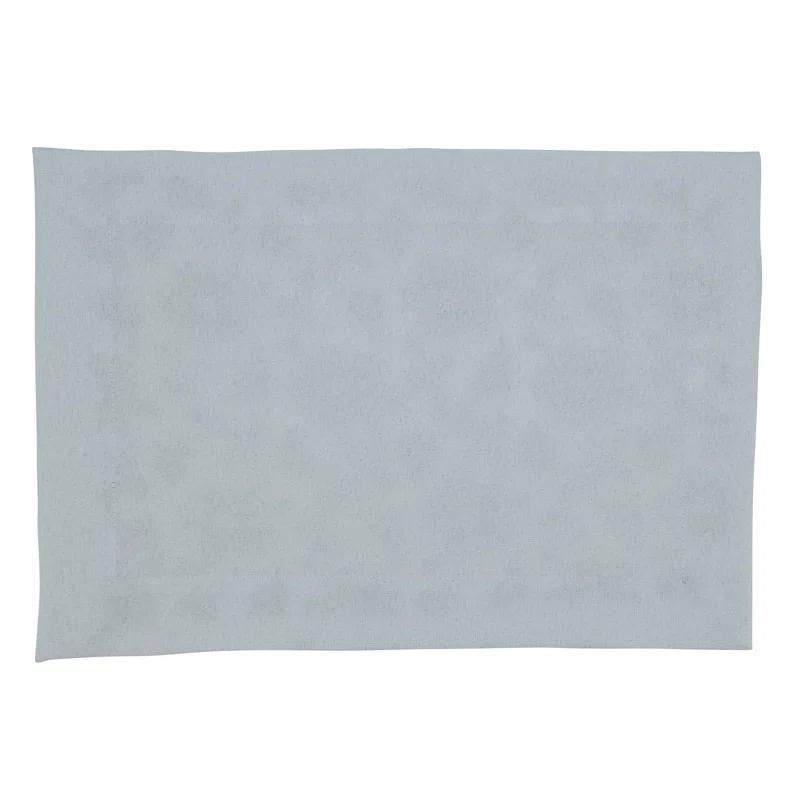 Saro Éloise Collection Polyester Embroidered Rectangle Placemat (Set of 4)