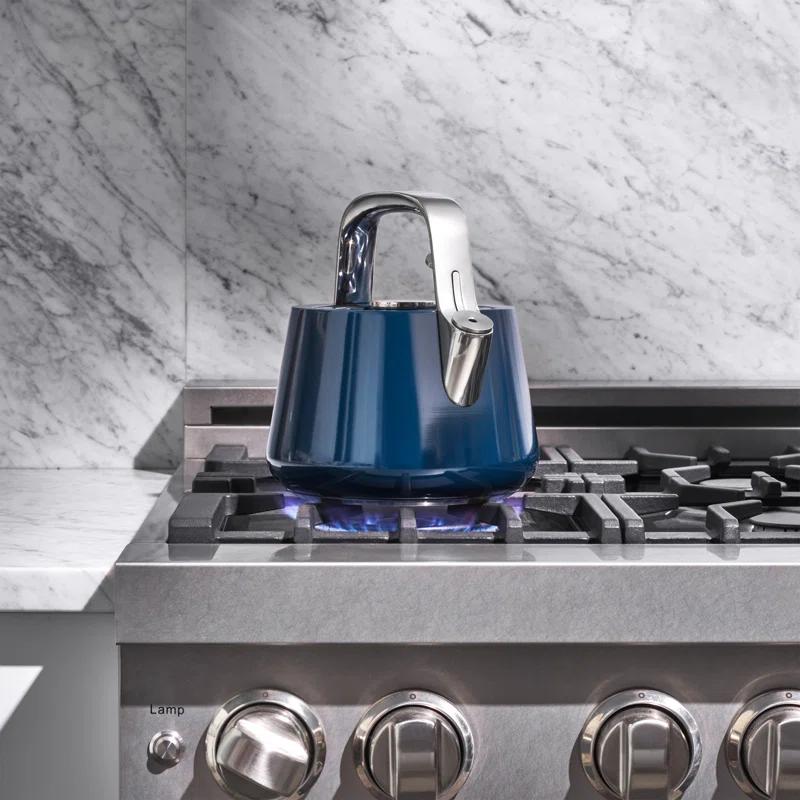 Caraway ® Navy Stovetop Whistling Tea Kettle