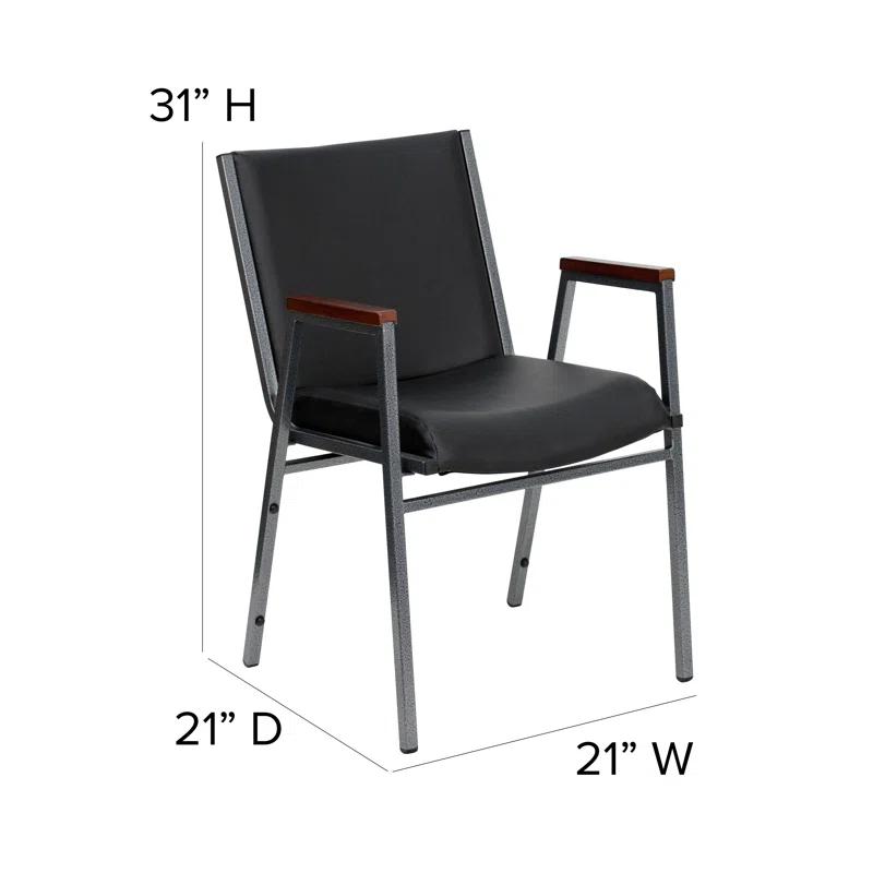 Offex Aliya Heavy Duty Stack Chair with Arms