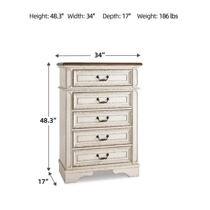 Kelly Clarkson Home Hayley 34'' W 5 - Drawer Dresser