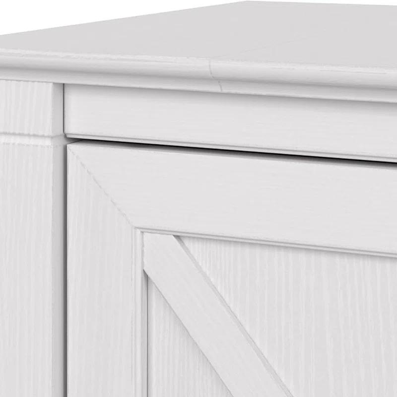 Rosalind Wheeler 2 Drawer Lateral File Cabinet In Linen Oak | Document Storage For Home Office | Accent Chest With Drawers