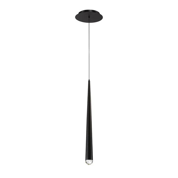 Modern Forms Cascade Dimmable LED Pendant with Clear Crystal Shade