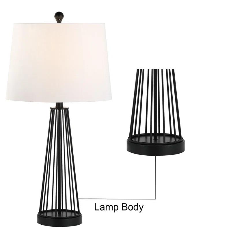 Everly Quinn Donnybrook Metal Table Lamp (Set of 2)