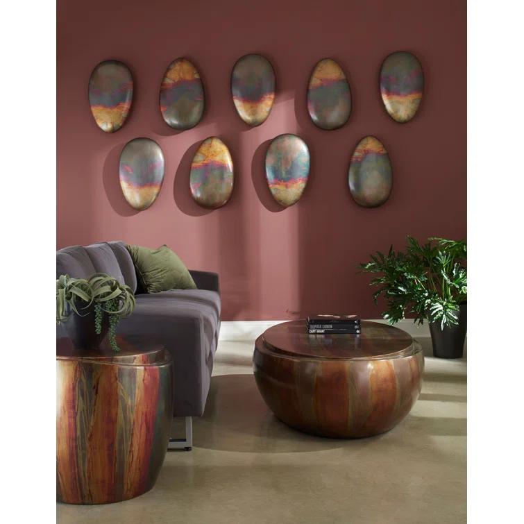 Phillips Collection Patina Drum End Table