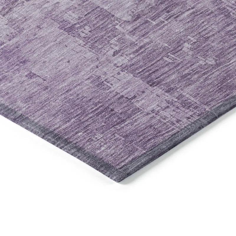 Machine Washable Indoor/Outdoor Claudian ACN1650 Lavender Rug