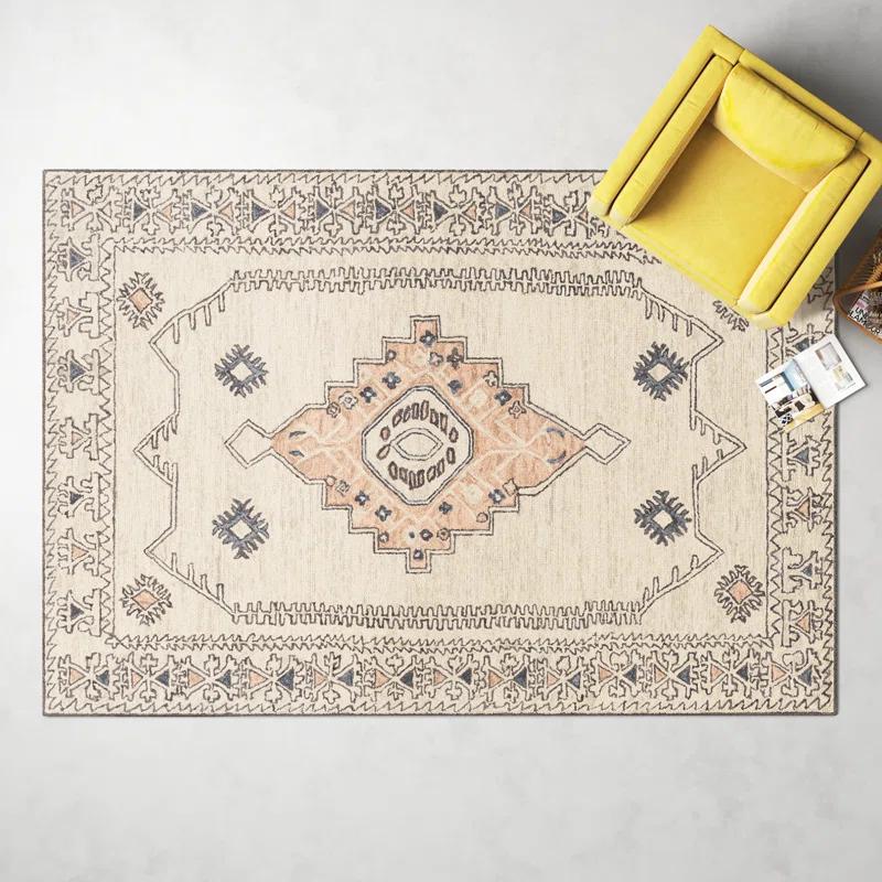 Moore Wool Beige/Ivory/Gray Rug