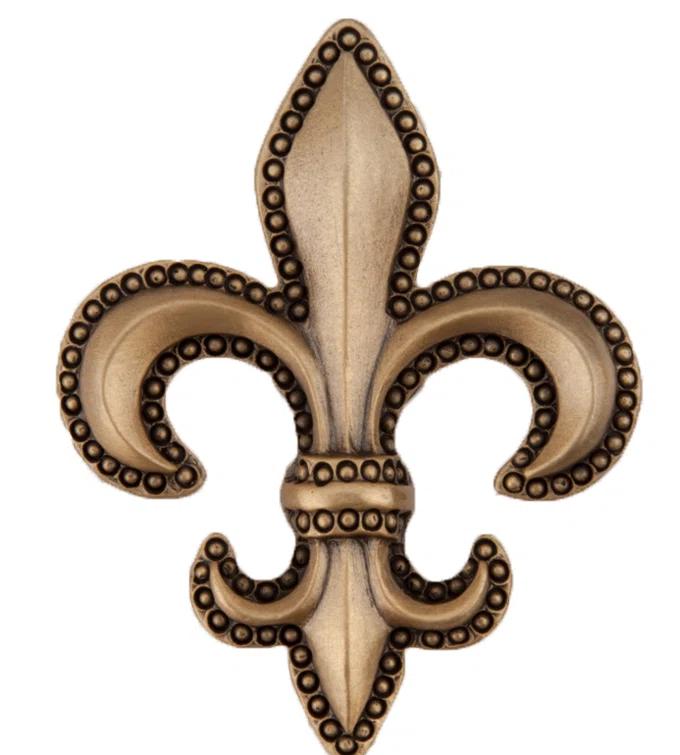 Acorn Fleur-De-Lis Cabinet Knob