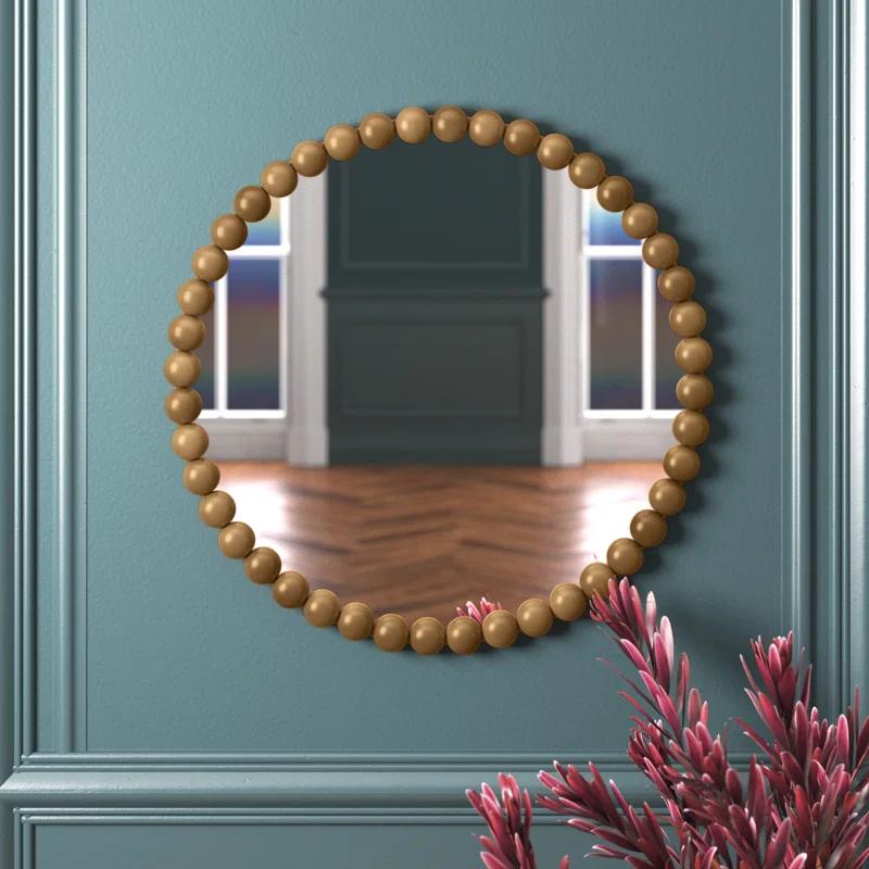 Sanne Metal Oval Wall Mirror