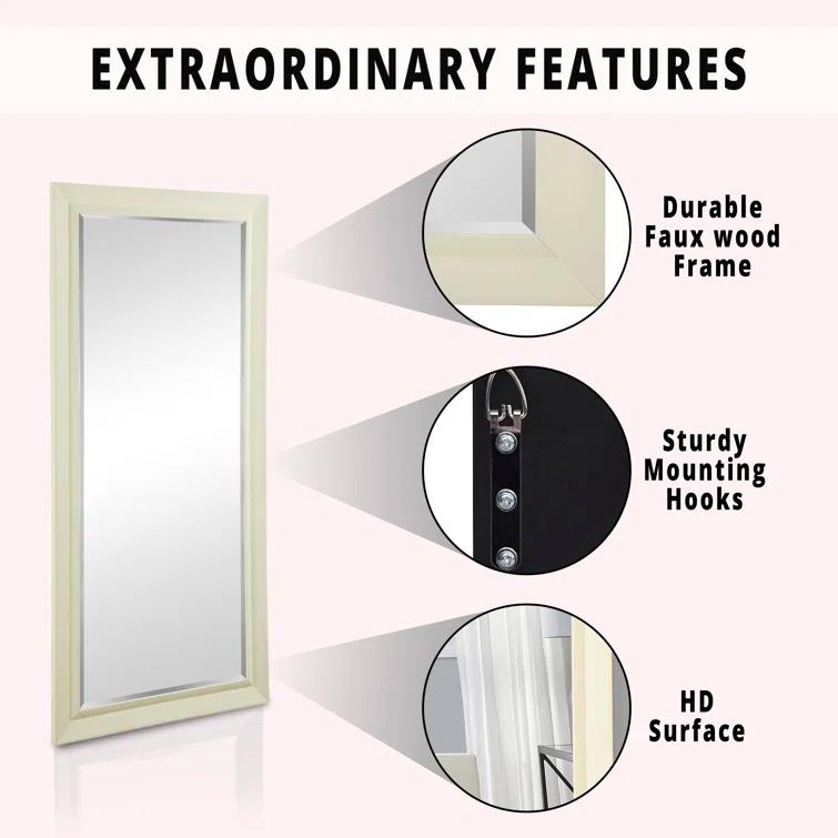 Red Barrel Studio® Starkweather Tall Oversized Full Length XL Mirror Large Standing Silver Floor Mirror