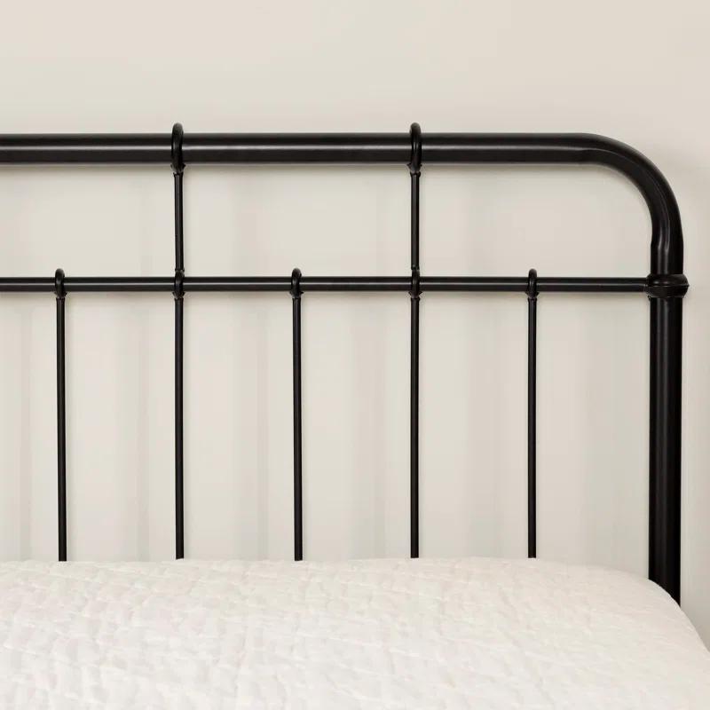 South Shore Fernley Complete Bed Pure Black