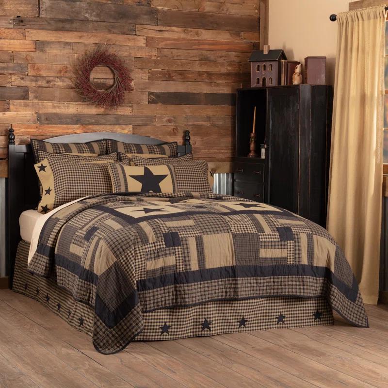 VHC Brands Cotton Patchwork Quilt