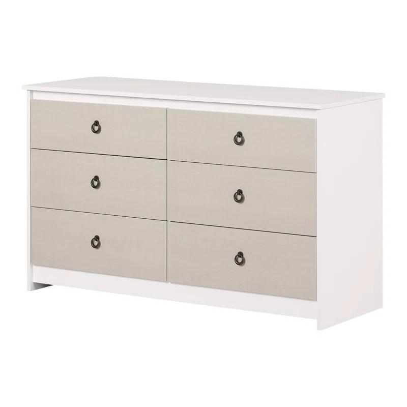 South Shore Plenny 6-Drawer Dresser Storage Unit