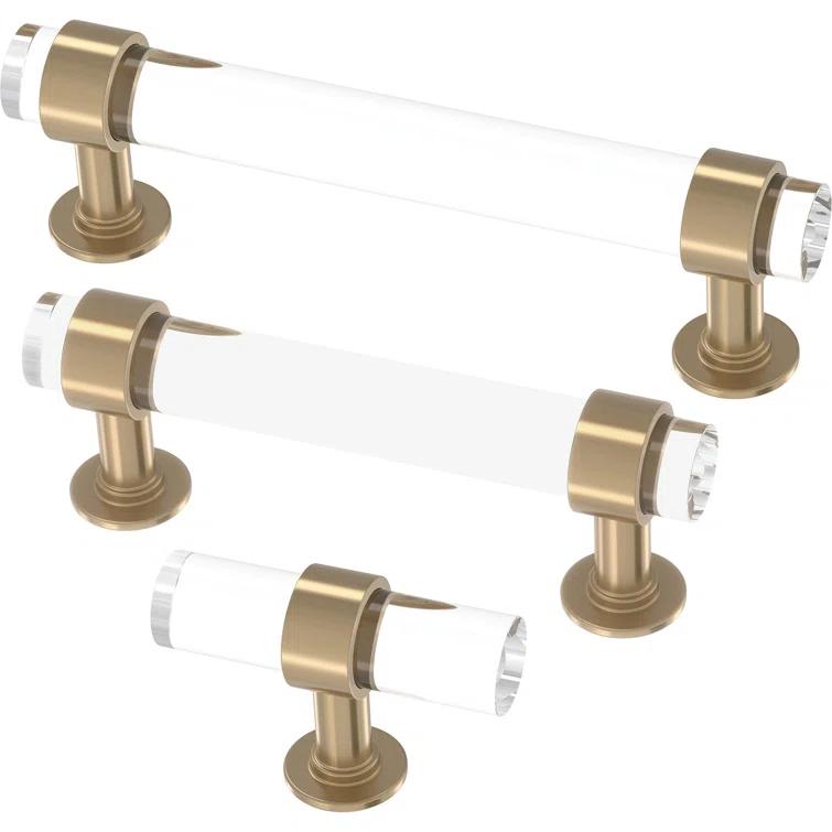 Franklin Brass Acrylic Bar Knob Multipack (Set of 5)