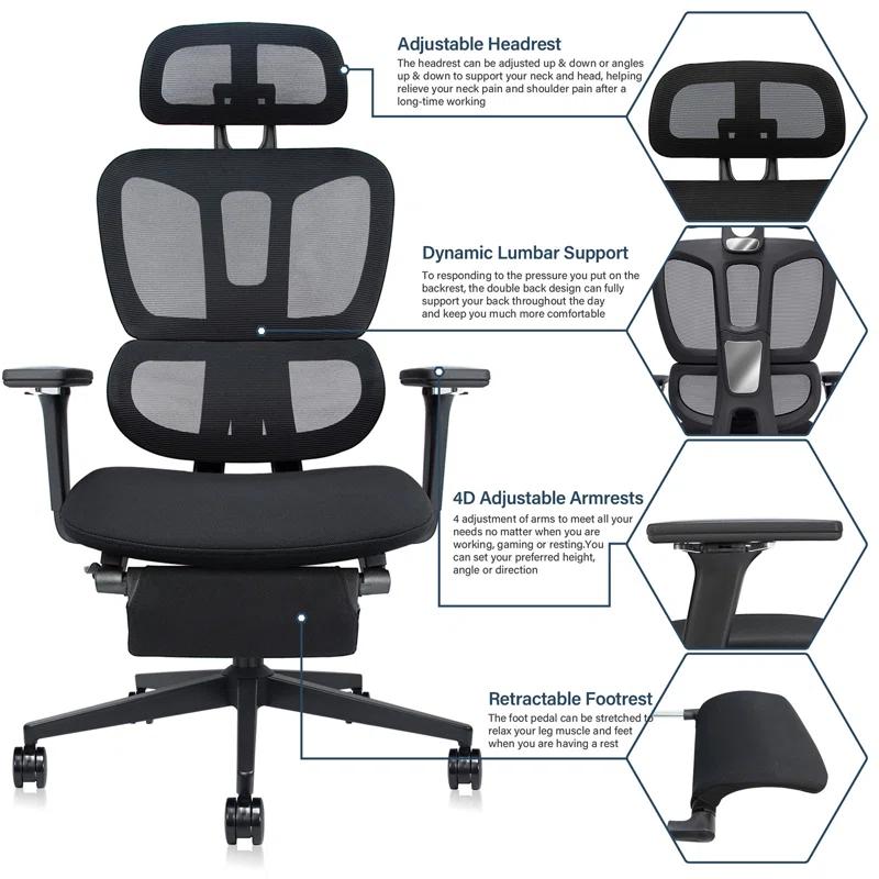 High Back Ergonomic Mesh Office Chair