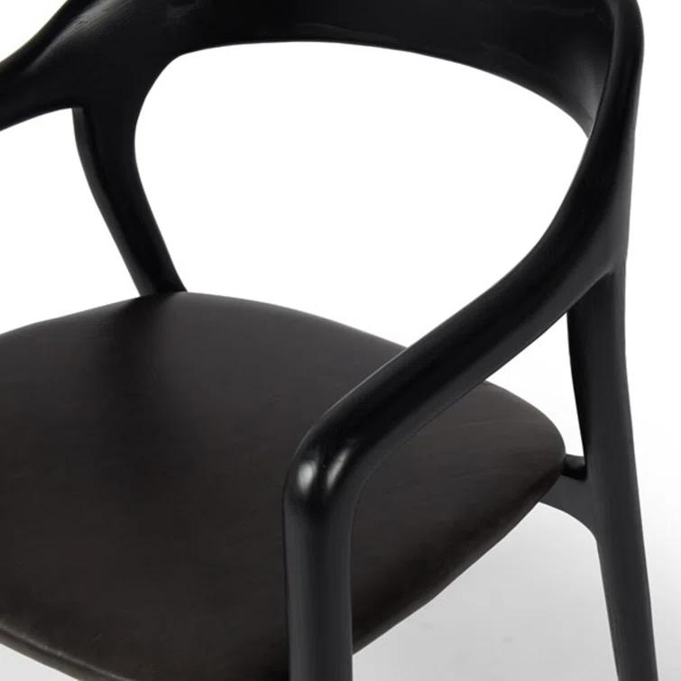 Kayla Leather Dining Armchair