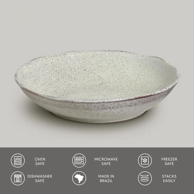 Porto Brasil Pistache 9.84'' Stoneware Salad/Dessert Plate (Set of 6)