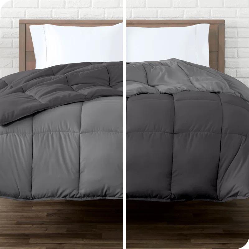 Bare Home Premium Ultra Soft Modern & Contemporary Box Stitch Comforter