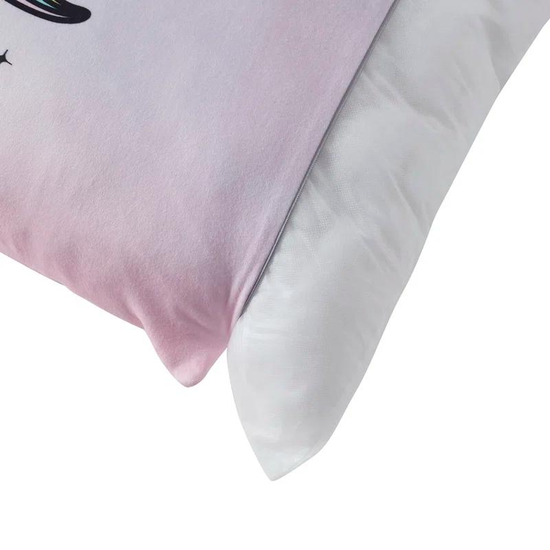 Northwest Hello Kitty Kids Bed Pillow Pack W/ Removable Pillowcase, 2-Pack