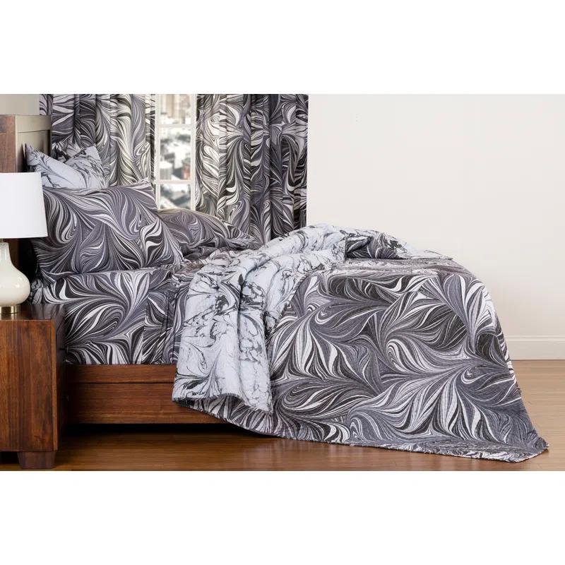 THE ART OF MARBLING Abstract Quilt