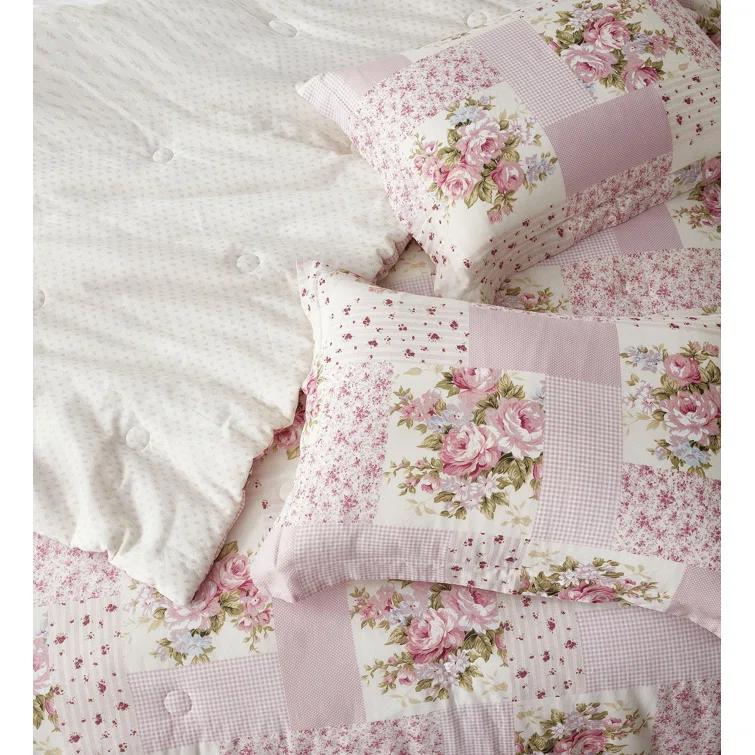 Chezmoi Collection Cotton Ring Stitch Comforter Set