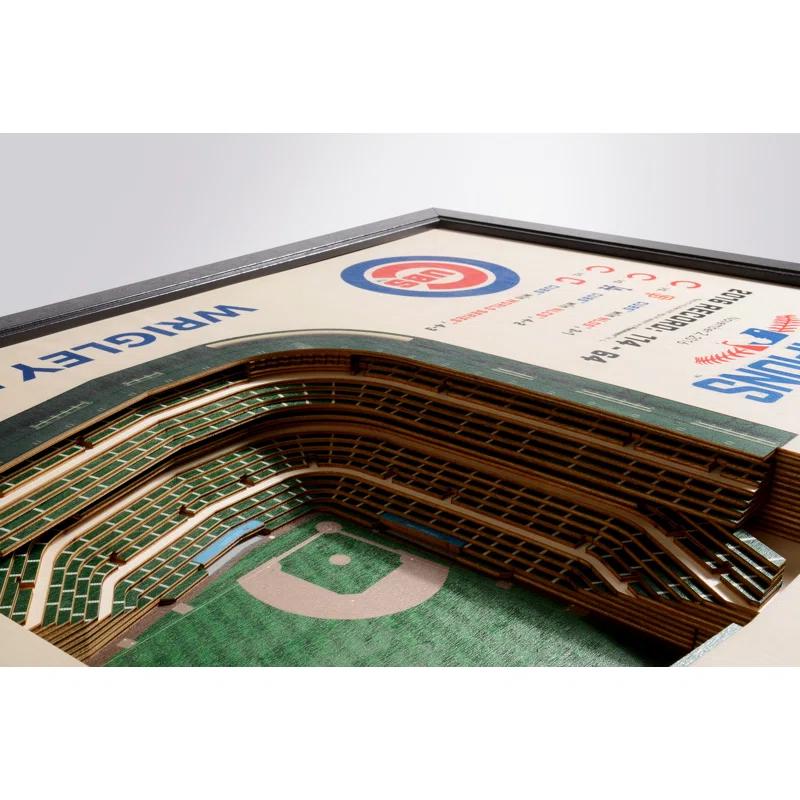 YouTheFan MLB 25-Layer StadiumViews 3D Wall Art
