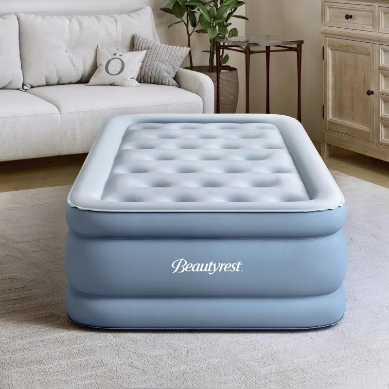 Simmons Beautyrest 15 Inch Posture Lux Size Express Bed Air Mattress & Pump, Twin