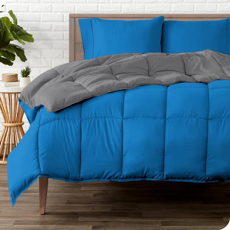 Bare Home 1800 Premium Microfiber Reversible Bed-In-A-Bag