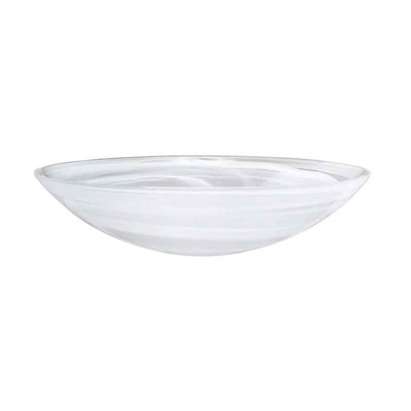 Mariposa Mariposa Alabaster Artisanal Glass Serving Bowl